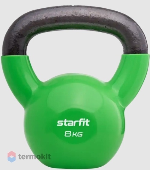 Гиря виниловая Starfit DB-401 зеленая 8 кг