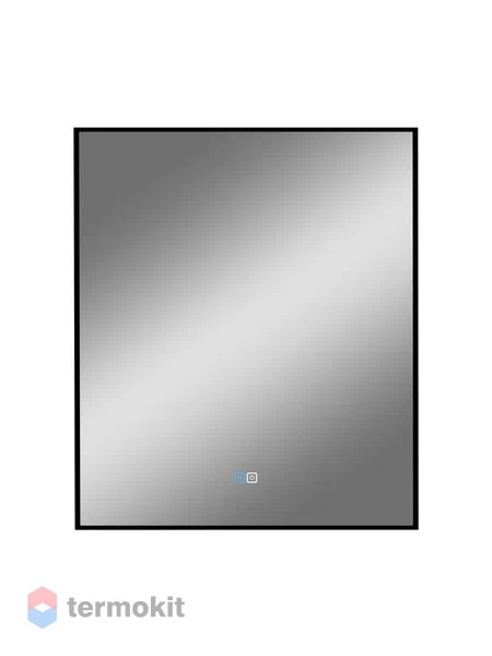Зеркало Континент Amer medium 60 с подсветкой, антизапотеванием черный ЗЛП2273