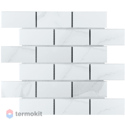 Керамическая Мозаика Starmosaic Brick Carrara Matt (BMP82223) 29,1х29,5х6