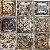 Керамическая плитка Mainzu Tin-Tile Rusty Mix (без подбора) настенная 20х20