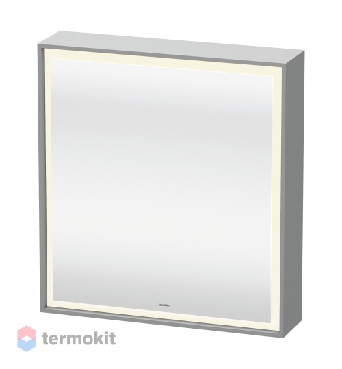 Зеркальный шкаф Duravit L-Cube 65 с подсветкой белый глянец LC7550R0000