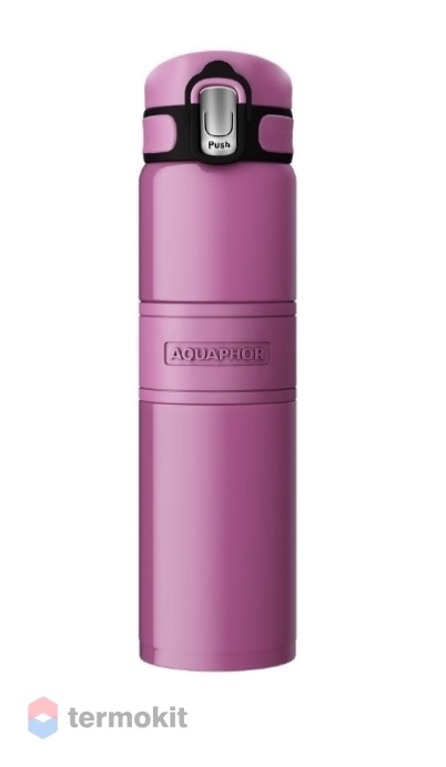 Термобутыль Аквафор 0,5л, цвет розовый