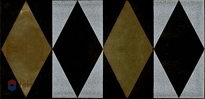 Керамическая плитка Kerama Marazzi Граньяно геометрия золото NT/A217/16013 Декор 7,4x15