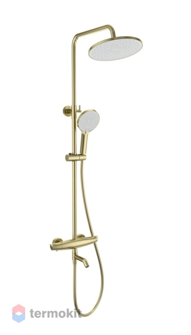 Душевая система с термостатом WONZON & WOGHAND Золото WW-B3031-A2-BG