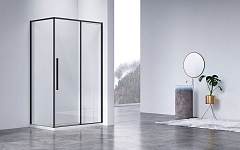 Душевой уголок Vincea Slim-N 2000x1300x900 черный VSR-4SN9013CLB