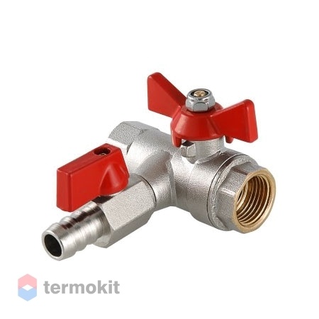 Valtec Кран шаровой с обратным клапаном и дренажом 1/2"