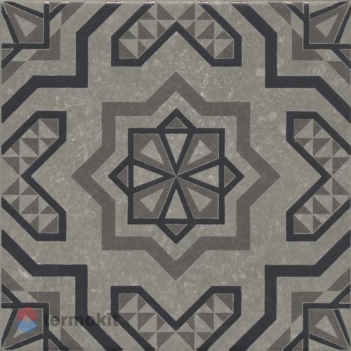 Керамогранит Kerama Marazzi Касабланка KMD3STA048GN Декор серый матовый 20x20