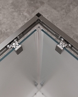 Душевой уголок Cezares Molveno 1950x900x900 (рифленое стекло) оружейная сталь MOLVENO-A-2-90-P-GM