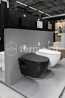 Сиденье для унитаза CREAVIT Duck микролифт черный матовый KC0903.01.1400E УЦЕНЕННЫЙ