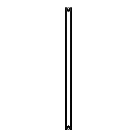 Стальной трубчатый радиатор Royal Thermo Q30 C2180/10 секций с боковым подключением черный матовый