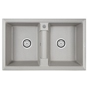 Мойка для кухни Paulmark Zwilling серый PM238150-GR