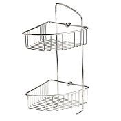 Полка металлическая угловая двойная Veragio BASKET VR.GFT-9037.CR