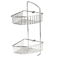 Полка металлическая угловая двойная Veragio BASKET VR.GFT-9037.CR