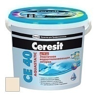 Затирка Ceresit СЕ 40/2 Aquastatic водоотталкивающая Натура 41 (2 кг)