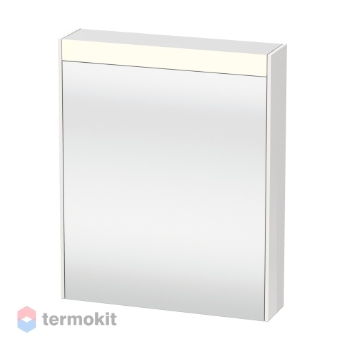 Зеркальный шкаф Duravit Brioso 62 с подсветкой белый BR7101R2222