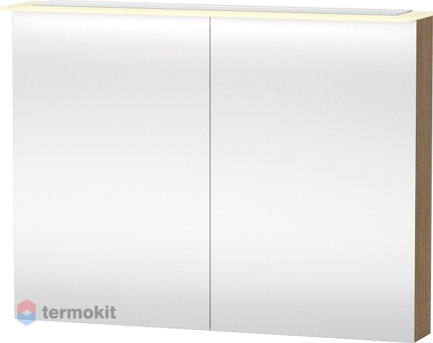 Зеркальный шкаф Duravit X-Large 100 с подсветкой Дуб европейский XL759505252
