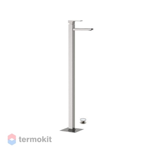 Смеситель для раковины напольный Remer Absolute с донным клапаном AU18