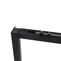 Душевой уголок Vincea Slim Soft 2000x1500x800 черный VSR-1SS8015CLB