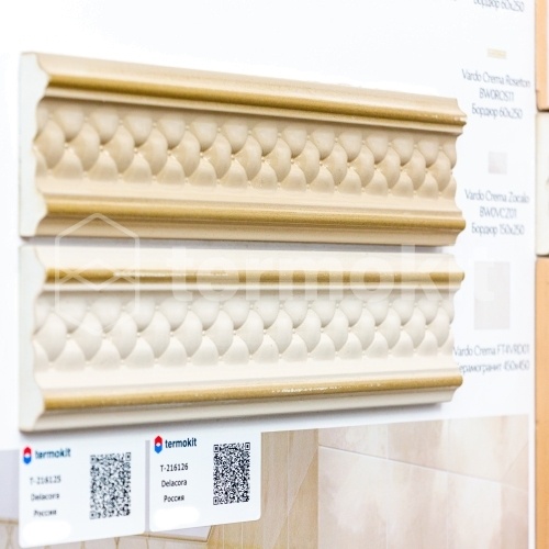 Керамическая плитка Delacora Vardo Cacao Verona BW0VER18 бордюр 6x25,3