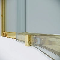 Душевой уголок Grossman Cosmo 1950x1000x1000 золото сатин 301.K33.02.1010.32.00