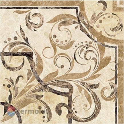 Керамическая плитка Ceramica Classic Illyria vendom marrone Вставка напольная 30x30