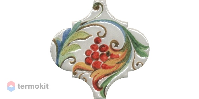 Керамическая плитка Kerama Marazzi Арабески Тоскана VT/A584/65000 декор 8 глянцевый 6,5x6,5