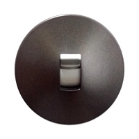Лицевая панель для выключателя бесшумного с кольцевой подсветкой Legrand Celiane Легранд Селиан графит 064916
