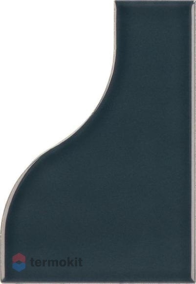 Керамическая плитка Equipe Curve 28852 Ink Blue Gloss настенная 8,3x12