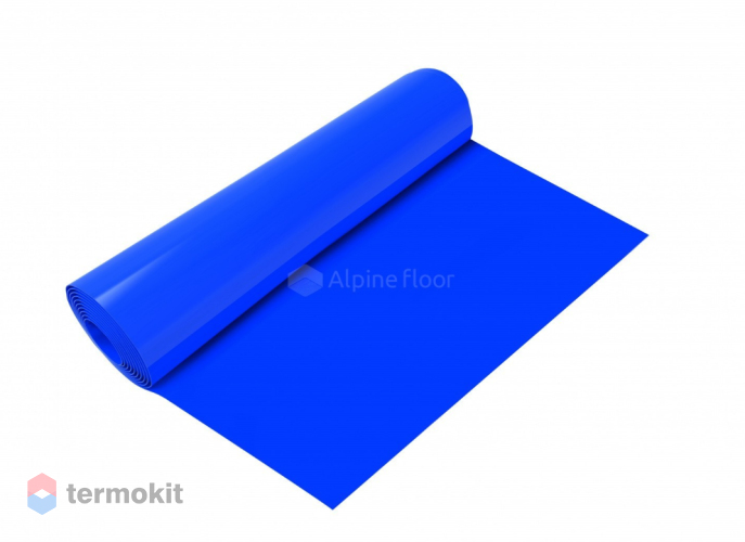 Подложка (гидропароизоляционная пленка) Alpine Floor blue 200 мкм, 2,2*4,55,10 м2 / рул.