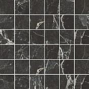 Керамогранит Vitra Marmori K9456208LPR1VTE0 Mosaic Сан Лорен Черный мозаика 30х30