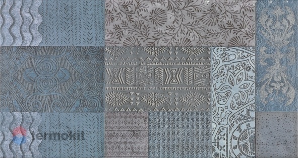 Керамическая плитка Aparici Outre Blue +25241 настенная 31,7x59,5