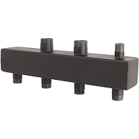 ROMMER Стальной распределительный коллектор 2 отопительных контура 1 х 1 1/4"