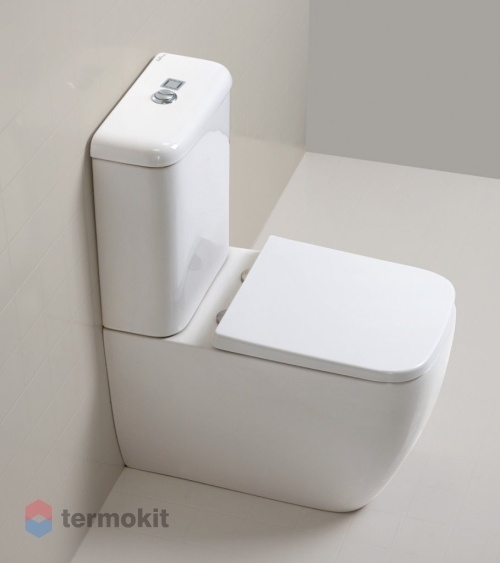 Чаша унитаза напольного BelBagno Alpina без бачка и сиденья BB0159CPR