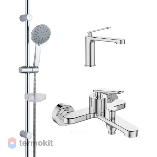 Комплект смесителей для ванной комнаты Agger Beauty A2631100