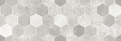 Керамическая плитка Lb-Ceramics Гексацемент 1064-0294 настенная декор серая 20х60