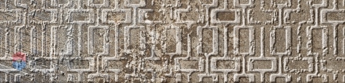 Керамогранит Gayafores Deco Brickbold Ocre Декор 8,15х33,15