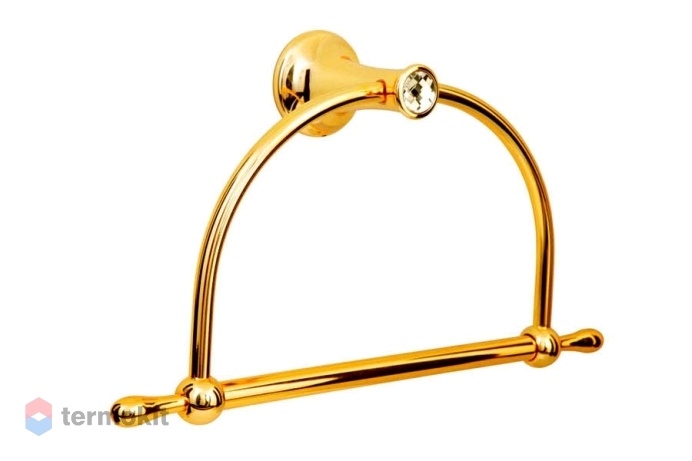 Кольцо для полотенец Boheme Chiaro золото 10505
