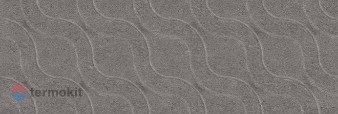 Керамическая плитка EspinasCeram Komo Decor Petren Dark Grey настенная 30x90