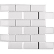 Керамическая Мозаика Starmosaic Metro White Glossy 45х95 (AM81945) 28,8х29,4х6,5