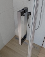 Душевой уголок Cezares Slider 1950x800x800 оружейная сталь SLIDER-AH-1-80-80/90-C-GM