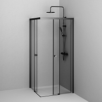 Душевой уголок AM.PM X-Joy 1900x900x900 черный матовый W94G-403-9090-BТ