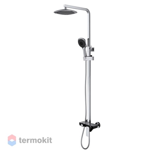 Душевая система D&K Berlin Technische DA1433715A02 черный матовый