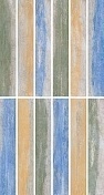 Керамогранит Kerama Marazzi Колор Вуд DD732400R микс обрезной 13х80х11