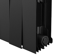 Радиатор Royal Thermo PianoForte 200 \ 13 секций \ биметаллический с боковым подключением черный УЦЕНЕННЫЙ