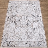 Ковёр Kitroom Vella 80х150 прямоугольный серый/черный EC56D