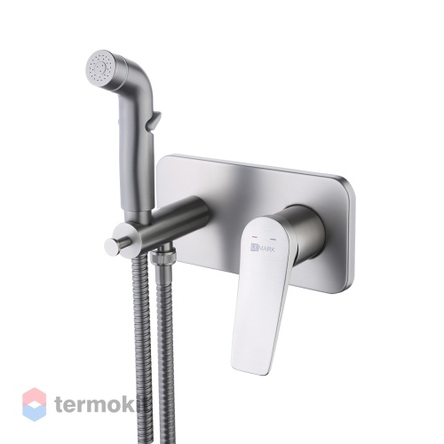 Встраиваемый смеситель для гигиенического душа Lemark Bronx графит LM3720GM