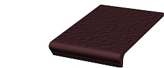 Ступень Grupa Paradyz Natural Brown Duro простая с капиносом 30x33x1,1