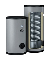 Бойлер косвенного нагрева GEKON INOX HWB 300 1HE XL 122 кВт напольный 300л. с 1-м ТО