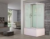 Душевая кабина ESBANO ELEGANCIA 120x90 (рифленое стекло) левая матовый хром ESKB129CKRBL