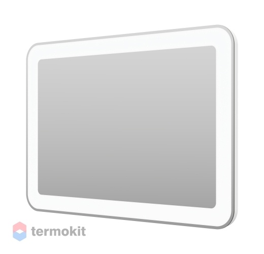 Зеркало Misty 100 с подсветкой, сенсором белый ЗЛП822